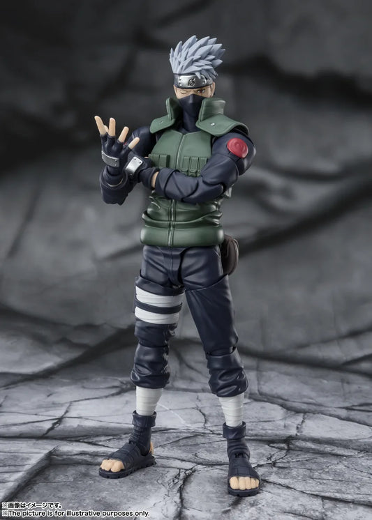 S.H.Figuarts Naruto Shippuden Kakashi Hatake The Famed Sharingan Hero Reissue Action Figure - product view 1