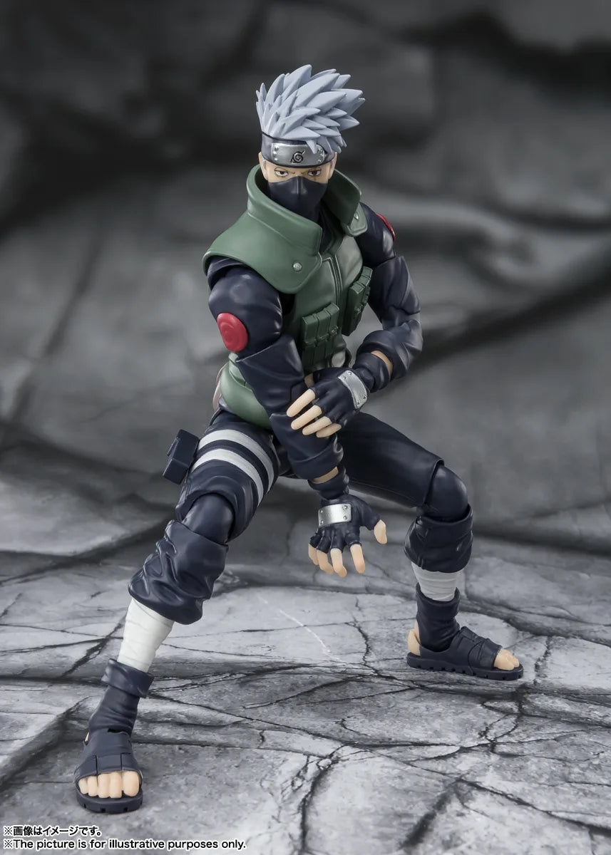 S.H.Figuarts Naruto Shippuden Kakashi Hatake The Famed Sharingan Hero Reissue Action Figure - product view 5