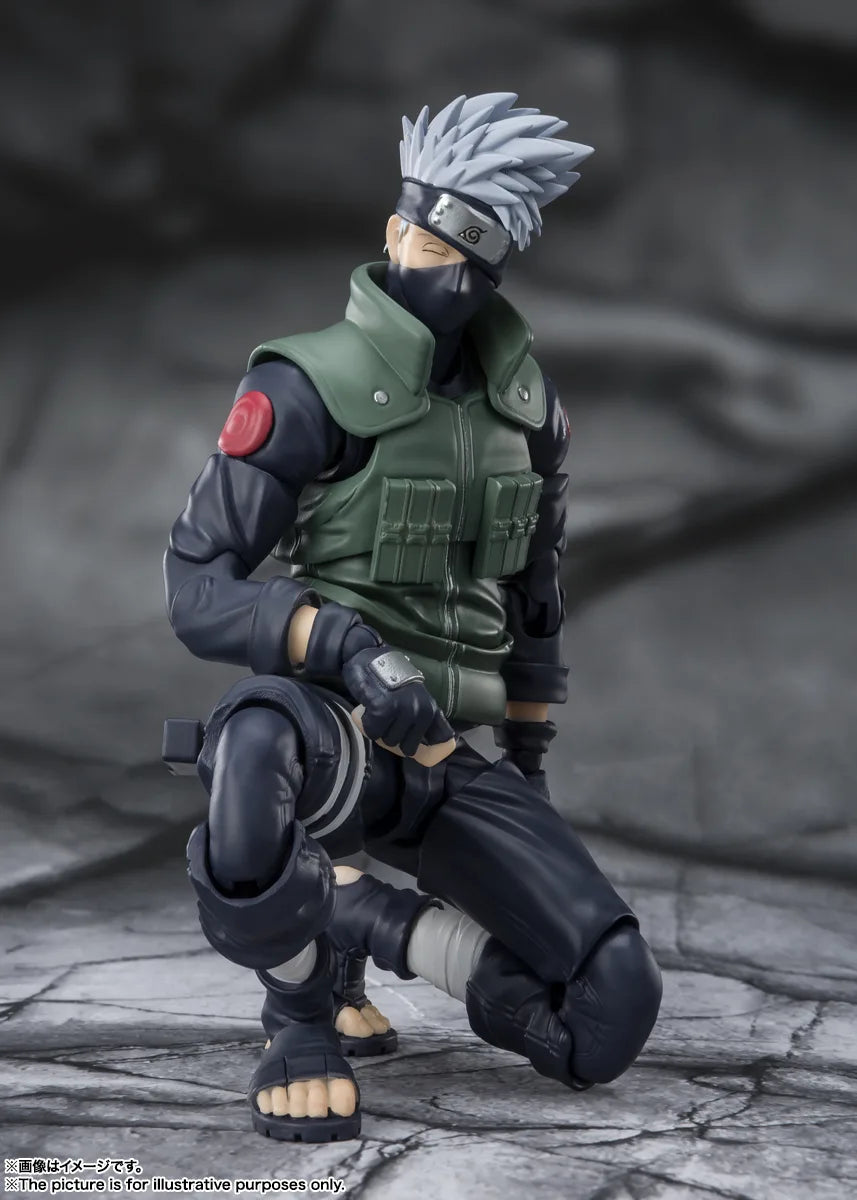 S.H.Figuarts Naruto Shippuden Kakashi Hatake The Famed Sharingan Hero Reissue Action Figure - product view 6