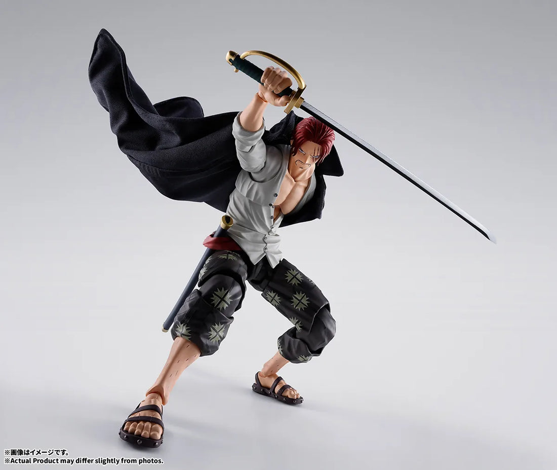 S.H.Figuarts One Piece Shanks Battle of Marineford Action Figure - product view 5