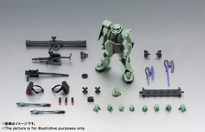 The Robot Spirits Mobile Suit Gundam MS-06 Zaku II ver. A.N.I.M.E. Reissue Action Figure - product view 11