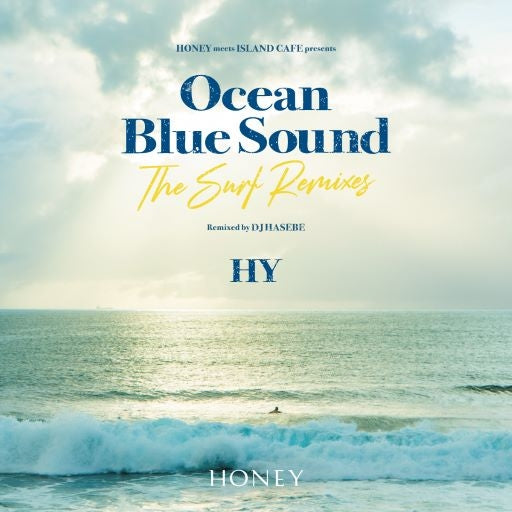 HY HONEY meets ISLAND CAFE Ocean Blue Sound - The Surf Remixes CD cover