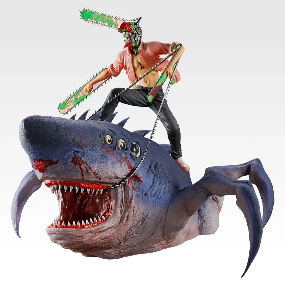 Ichiban Kuji Chainsaw Man Reze Arc 2 Chainsaw Man & Beam Last One Prize MEGAIMPACT Special Color Figure main product photo