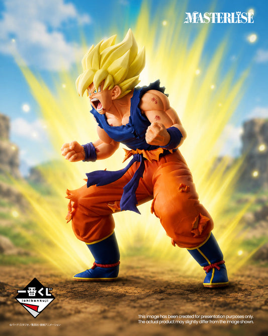 Ichiban Kuji Dragon Ball Battle of the Super Saiyan Super Saiyan Son Goku MASTERLISE Figure main product photo