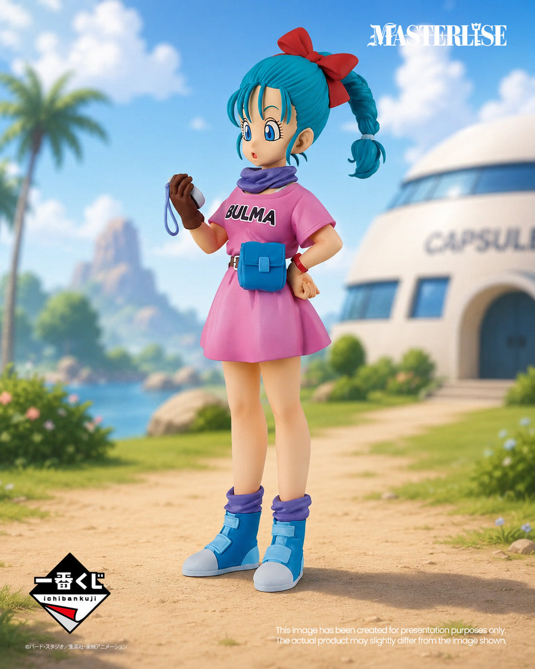 Ichiban Kuji Dragon Ball The Chronicle of Goku Bulma MASTERLISE Figure main product photo