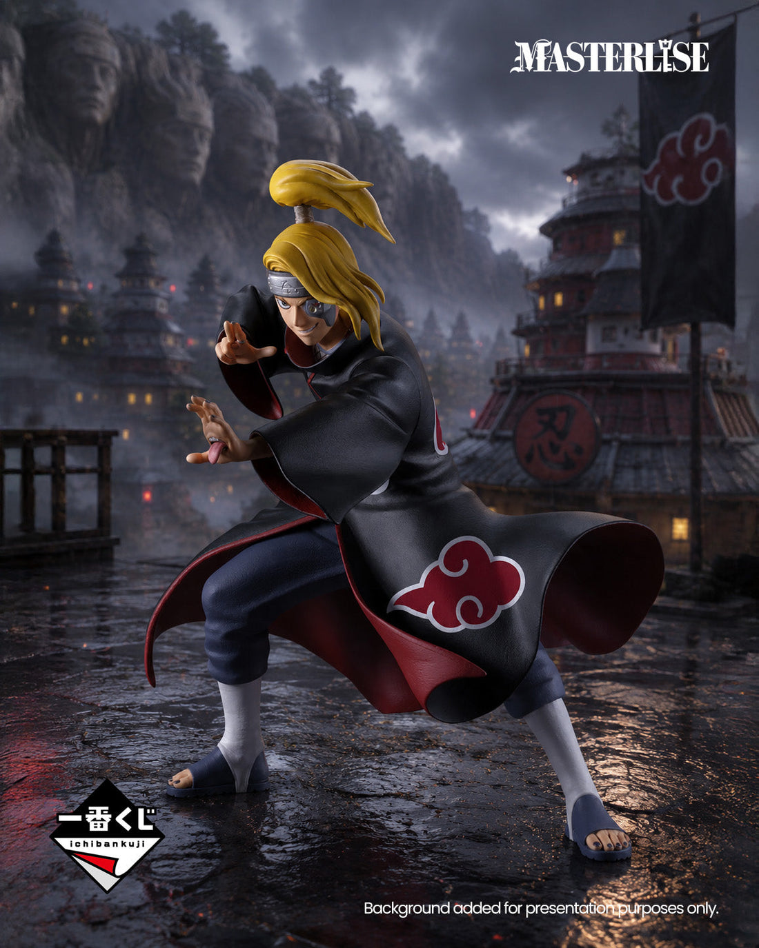 Ichiban Kuji NARUTO Shippuden Kazekage Rescue Arc Deidara MASTERLISE Figure main product photo