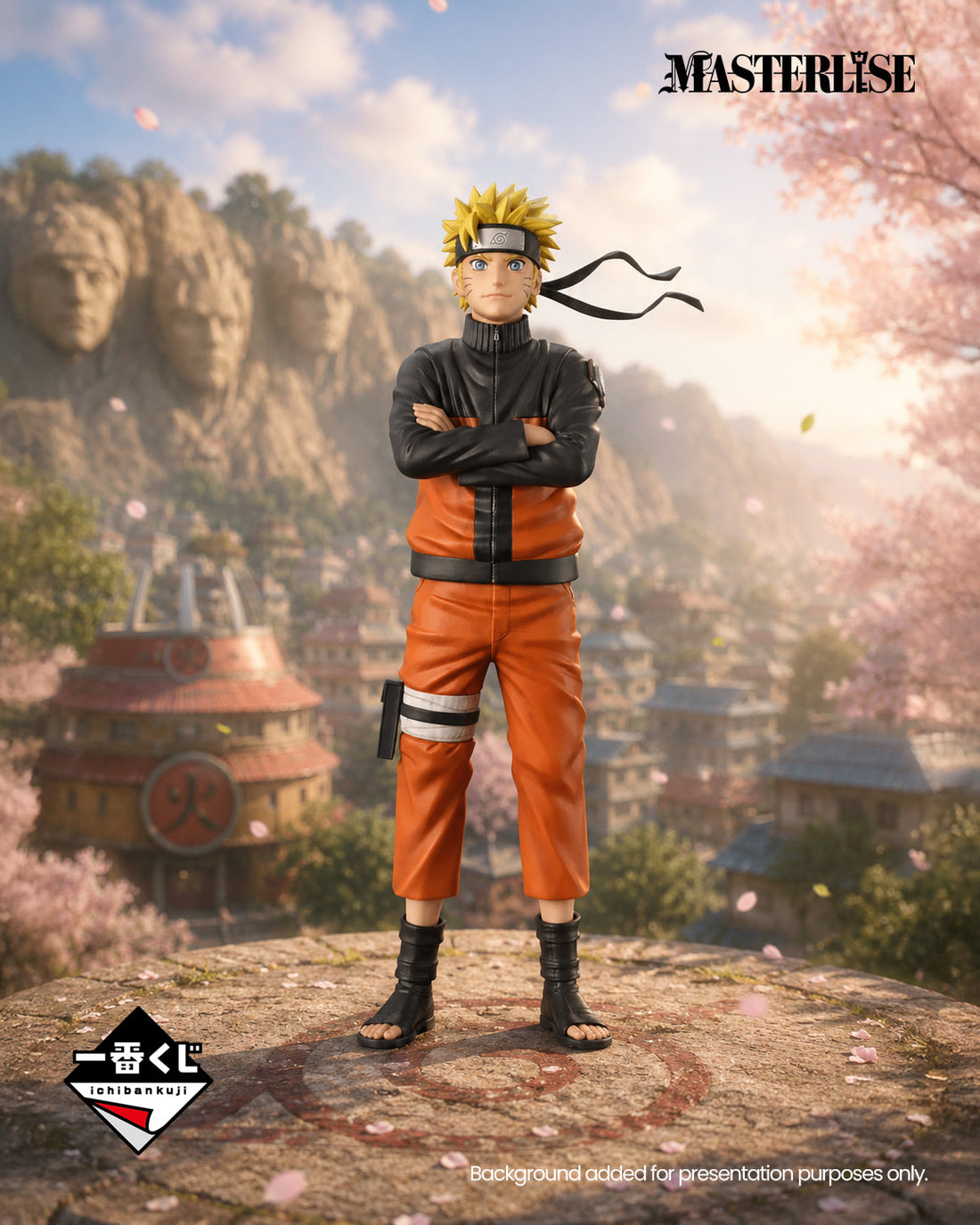 Ichiban Kuji NARUTO Shippuden Kazekage Rescue Arc Naruto Uzumaki MASTERLISE Figure main product photo