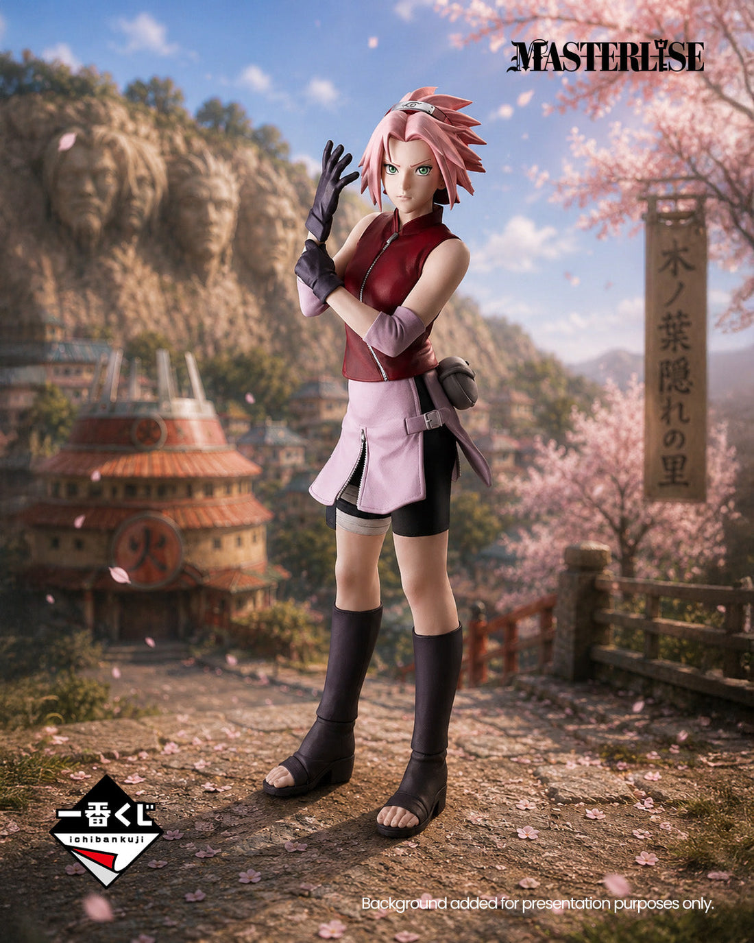 Ichiban Kuji NARUTO Shippuden Kazekage Rescue Arc Sakura Haruno MASTERLISE Figure main product photo