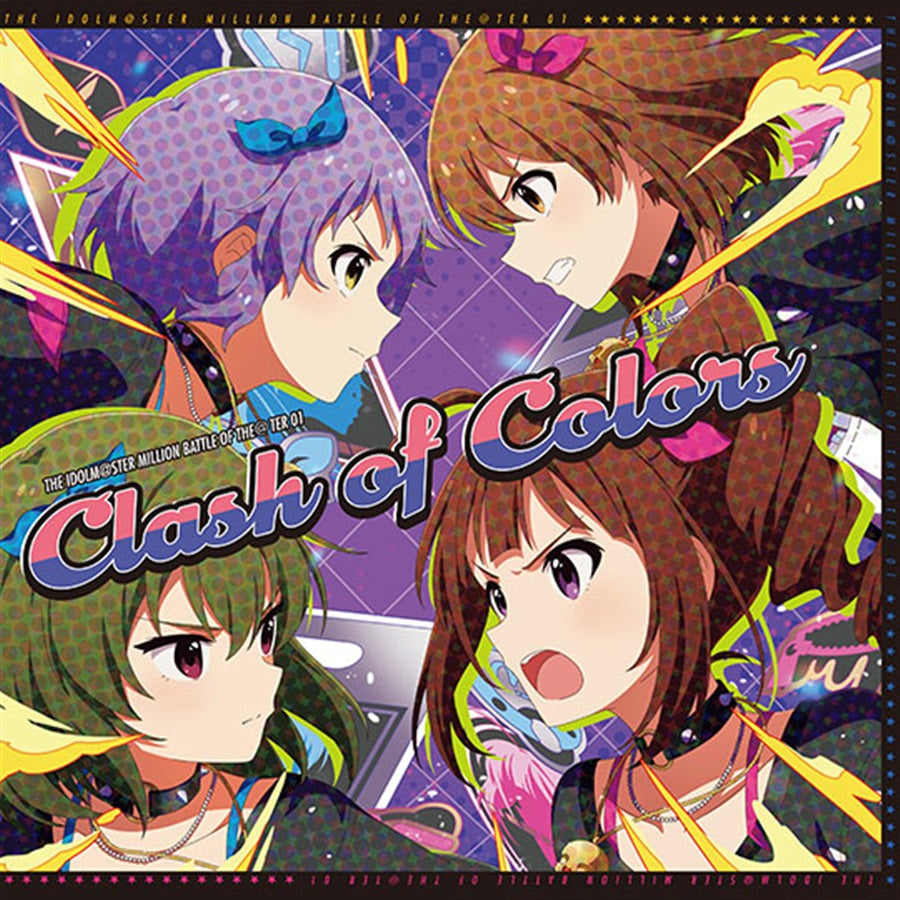 IDOLM@STER Million Battle of The@ter 01 Clash of Colors CD - front cover