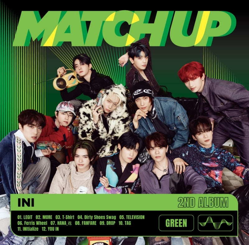 INI Match Up GREEN Ver. CD cover
