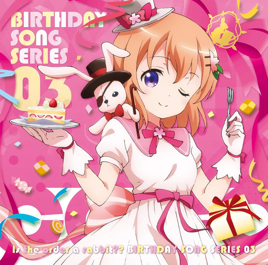 Is the Order a Rabbit Cocoa Birthday Song 3 CD - front cover