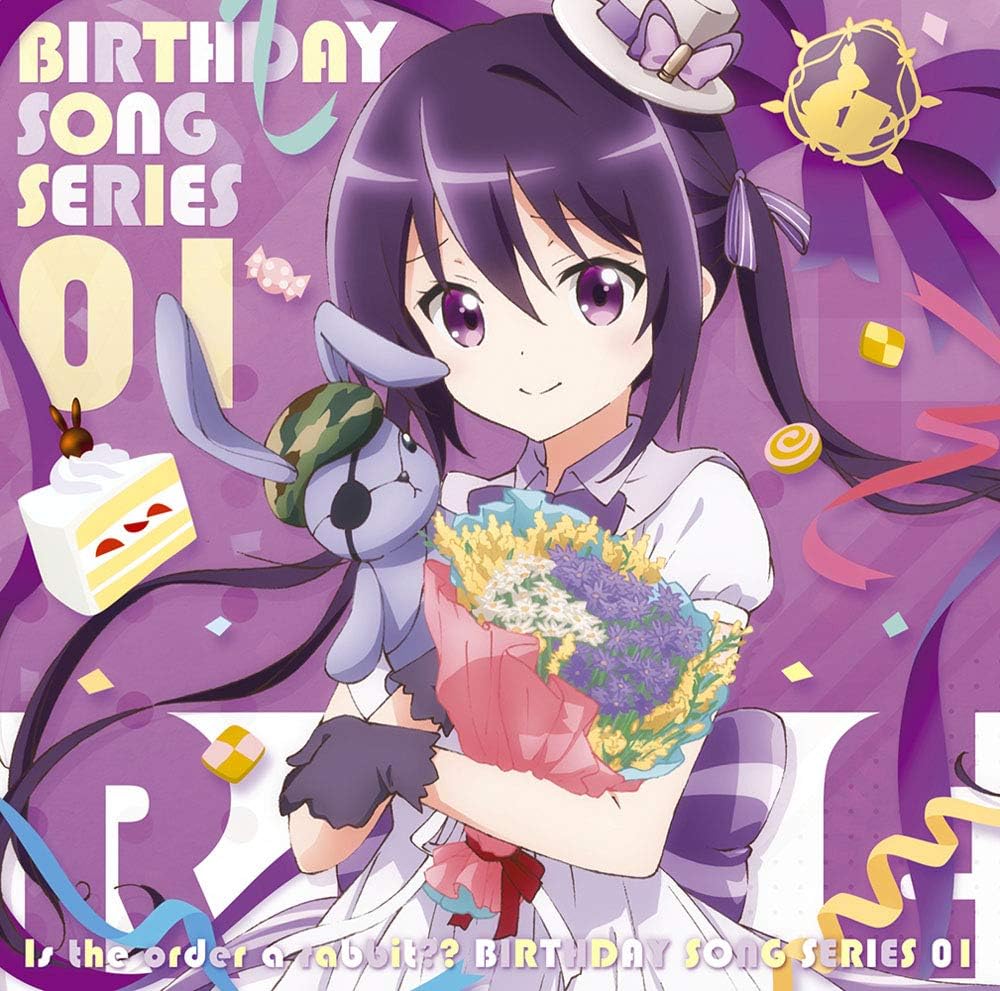 Is the Order a Rabbit Rize Birthday Song 01 CD - front cover