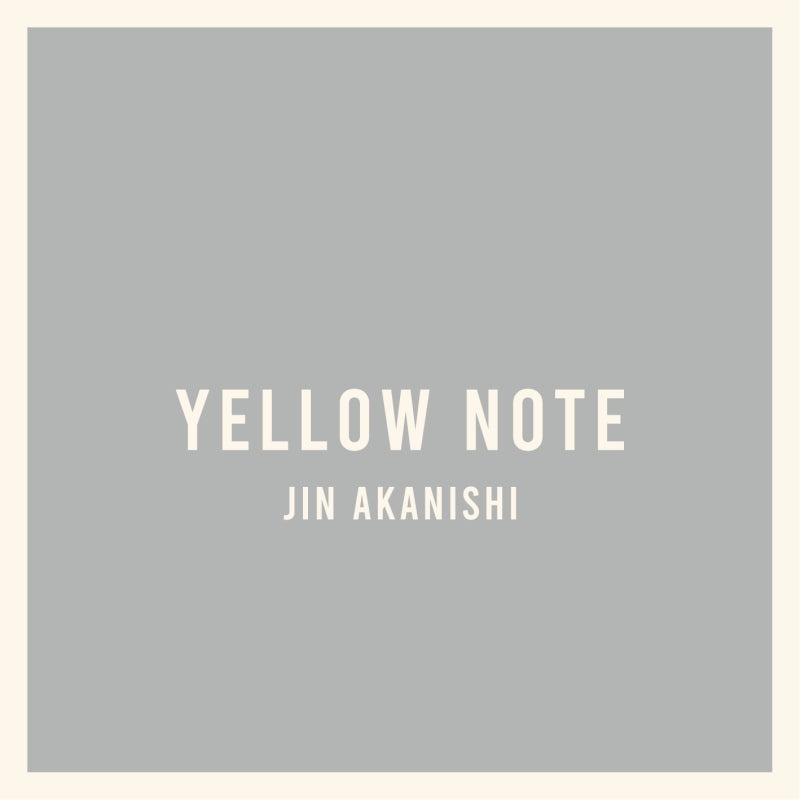 Jin Akanishi Yellow Note Standard Edition 2CD cover