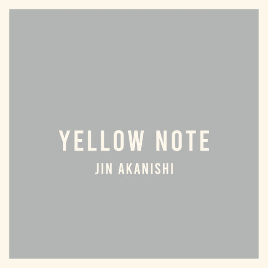 Jin Akanishi Yellow Note Standard Edition 2CD cover
