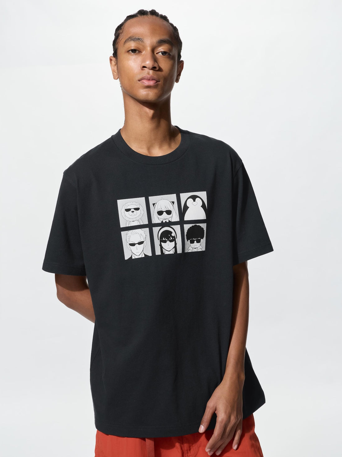 UNIQLO Manga UT Shueisha 100th Spy x Family Forger Family T-Shirt - Black official UNIQLO product photo 02