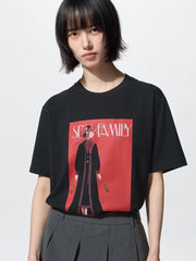 UNIQLO Manga UT Shueisha 100th Spy x Family Yor T-Shirt - Black official UNIQLO product photo 02