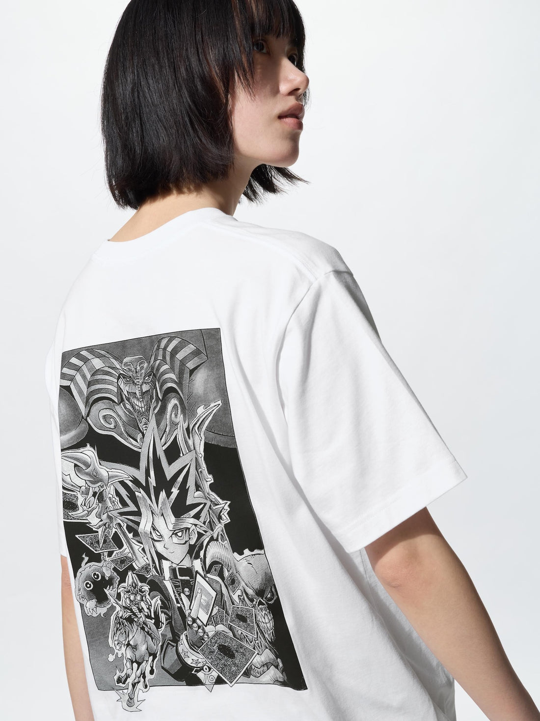 UNIQLO Manga UT Shueisha 100th Yu-Gi-Oh! Millennium Puzzle T-Shirt - White official UNIQLO product photo 03