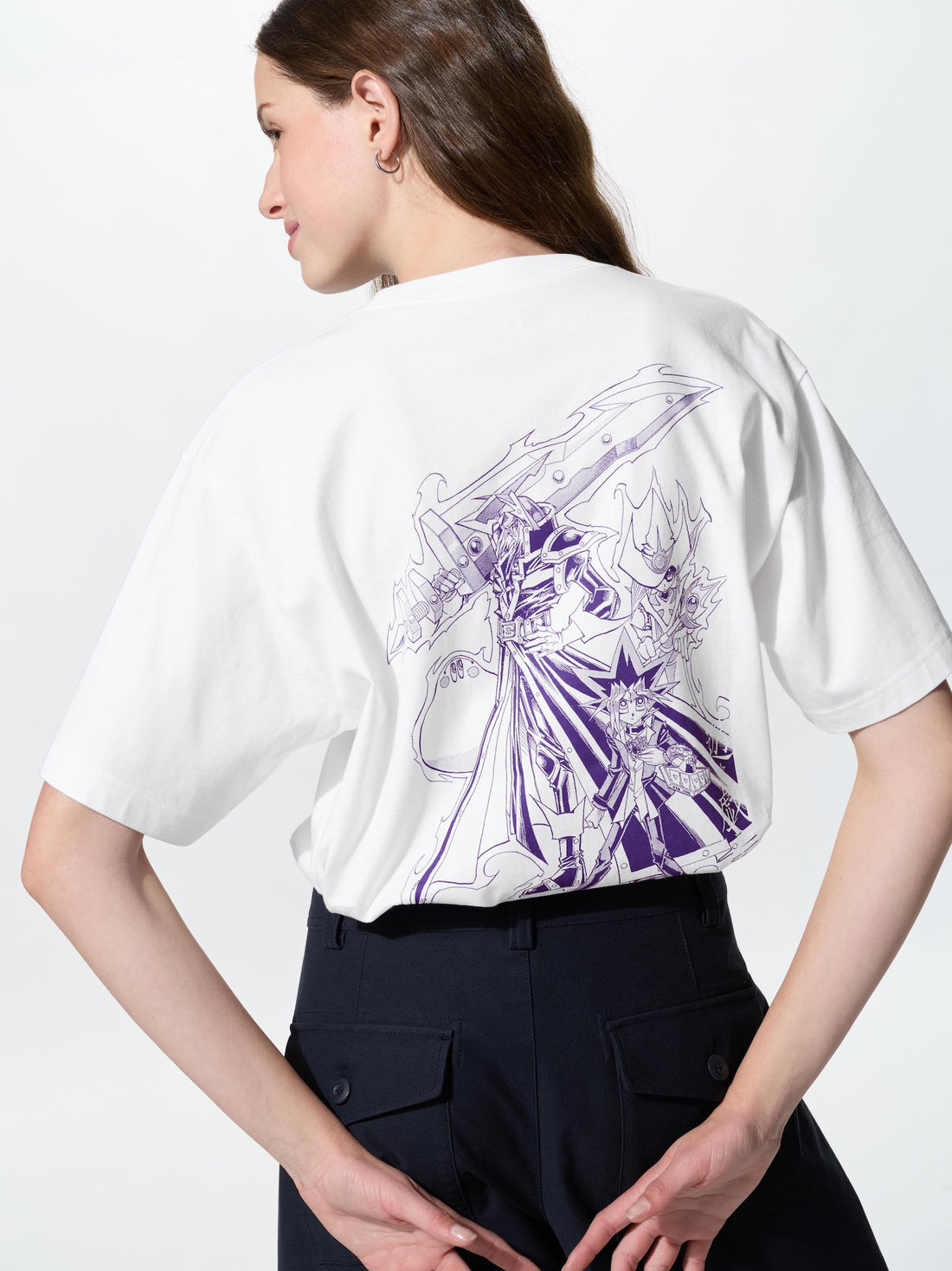 UNIQLO Manga UT Shueisha 100th Yu-Gi-Oh! Yugi & Monsters T-Shirt - White official UNIQLO product photo 03