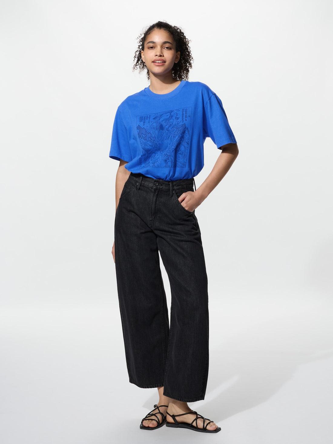 UNIQLO Manga UT Shueisha 100th Yu-Gi-Oh! Kaiba & Blue-Eyes T-Shirt - Blue official UNIQLO product photo 03