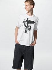 UNIQLO Manga UT Shueisha 100th Black Clover Asta T-Shirt - White official UNIQLO product photo 02