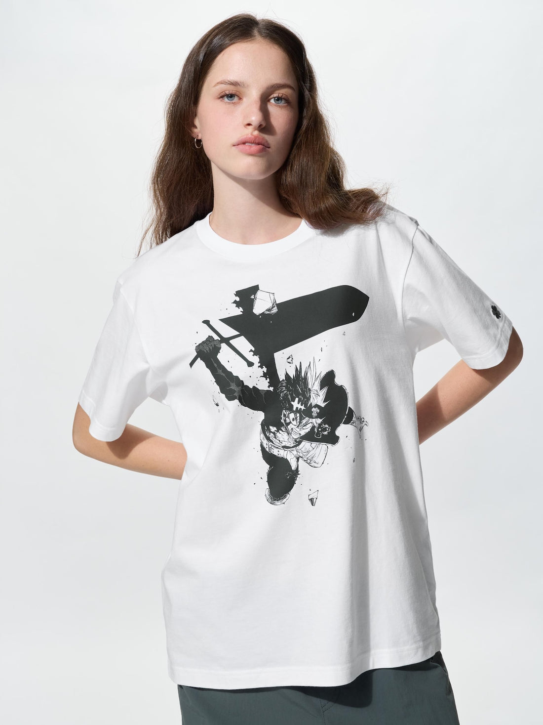 UNIQLO Manga UT Shueisha 100th Black Clover Asta T-Shirt - White official UNIQLO product photo 03