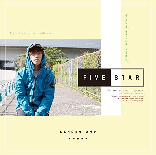 Kensho Ono FIVE STAR CD - front cover