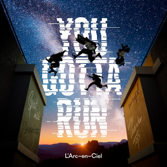 L'Arc-en-Ciel YOU GOTTA RUN Standard Edition CD - jacket artwork 1
