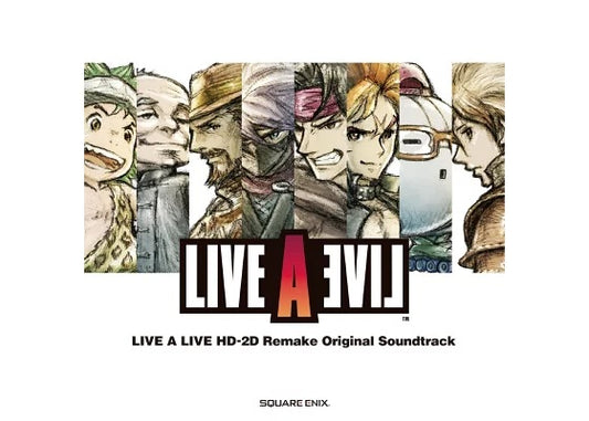 LIVE A LIVE HD-2D Remake Original Soundtrack 2CD - front cover