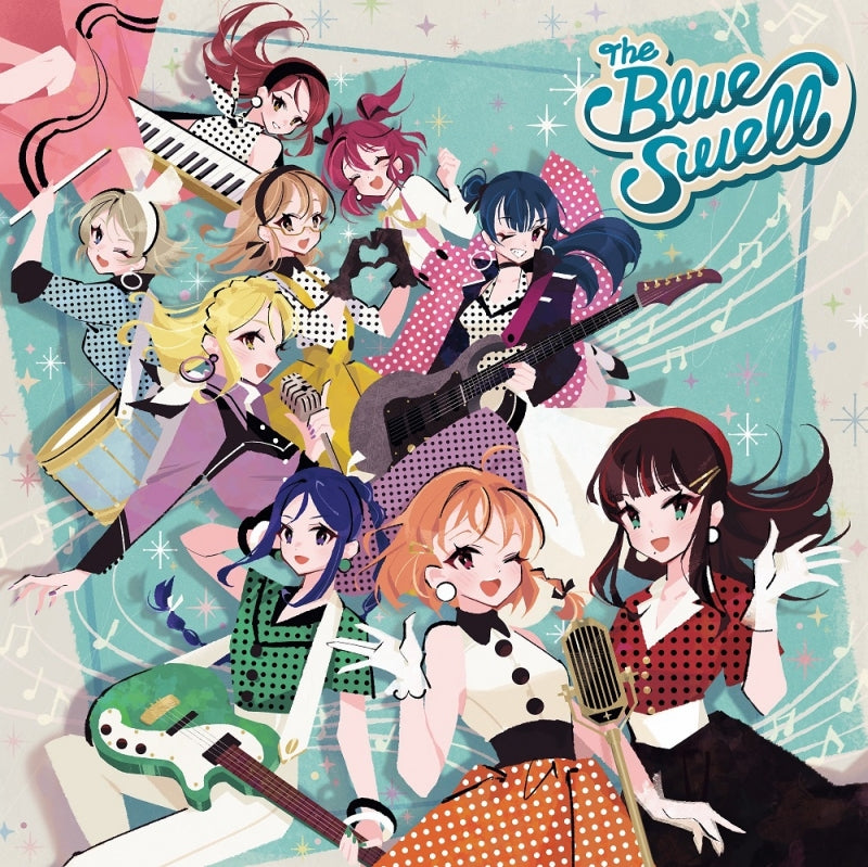 Love Live! Sunshine!! Aqours The Blue Swell Rock Rearrange Album CD cover