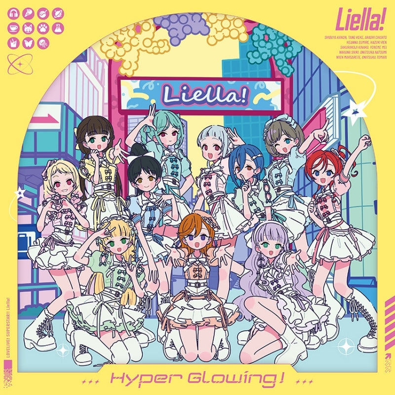 Liella! Hyper Glowing! Original edition CD cover