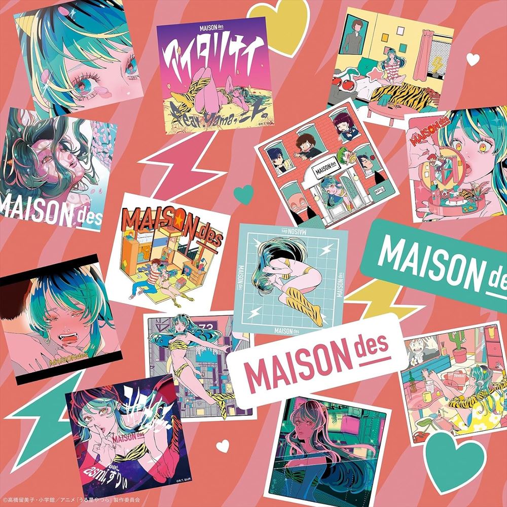 MAISONdes Noisy Love Songs Urusei Yatsura CD + Blu-ray - front cover