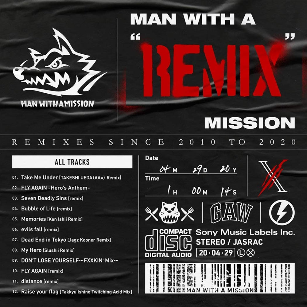 MAN WITH A REMIX MISSION CD - front cover
