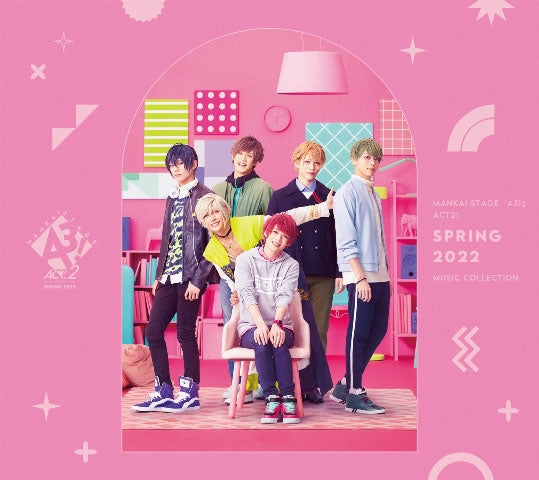 MANKAI STAGE A3! ACT2! Spring 2022 Music Collection 2CD cover