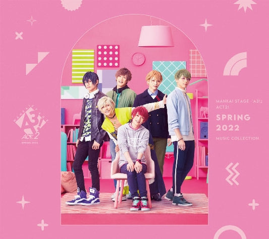 MANKAI STAGE A3! ACT2! Spring 2022 Music Collection 2CD cover