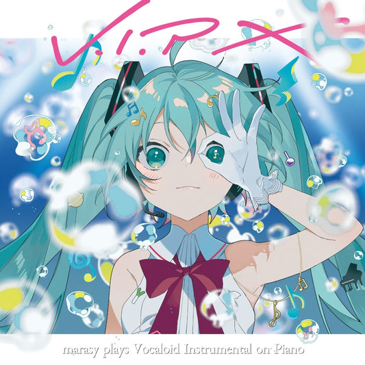 marasy V.I.P X Vocaloid Instrumental on Piano Standard Edition CD cover