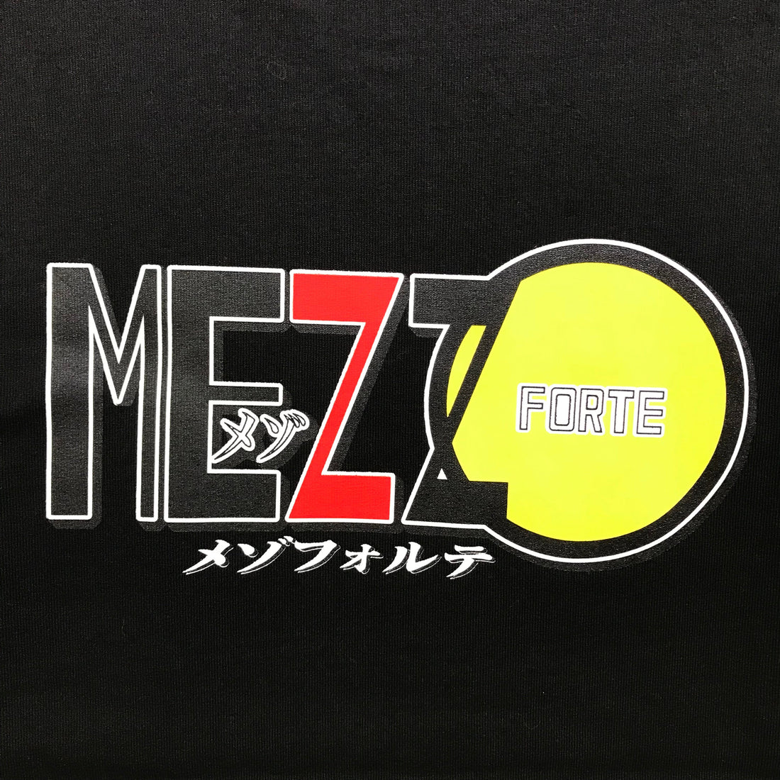 Mezzo Forte x messa Mikura & Momomi Sisters Long-Sleeve T-Shirt in Black - official product photo 6