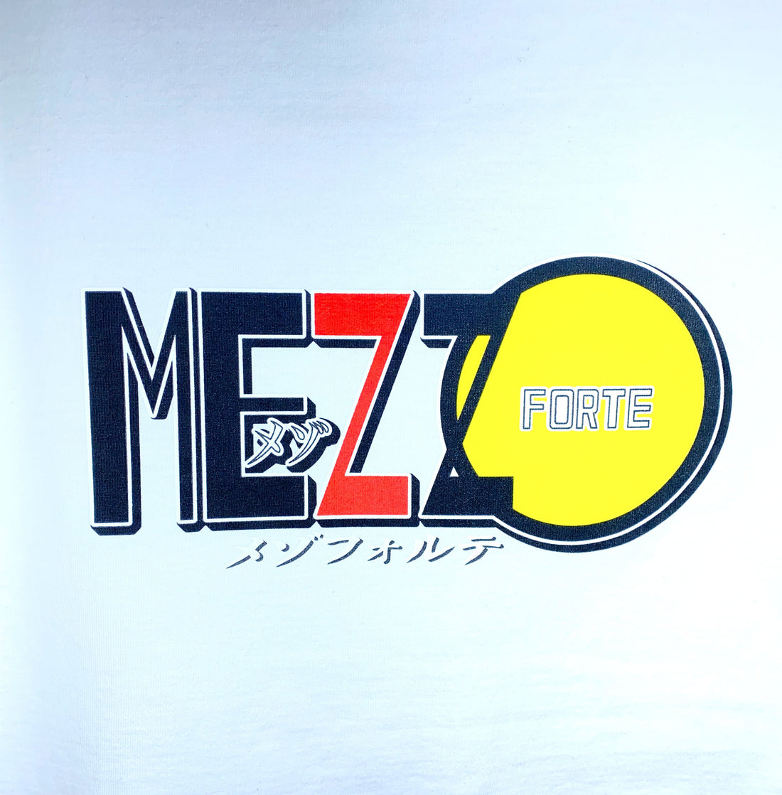 Mezzo Forte x messa Mikura & Momomi Sisters Long-Sleeve T-Shirt in White - official product photo 4