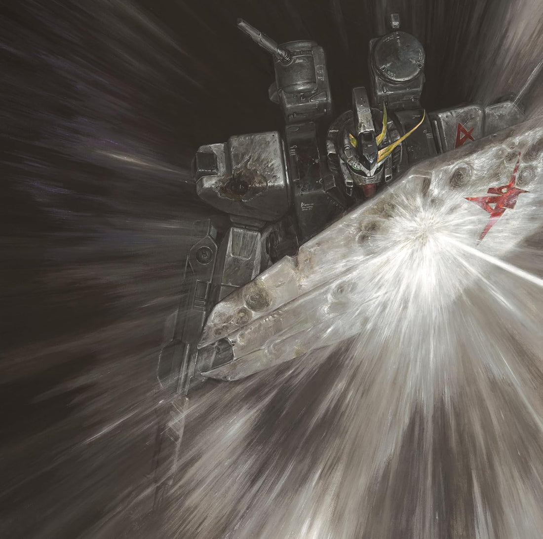 Mobile Suit Gundam Char's Counterattack Original Soundtrack White Vinyl LP - front cover