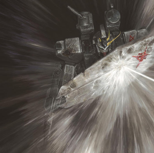 Mobile Suit Gundam Char's Counterattack Original Soundtrack White Vinyl LP - front cover
