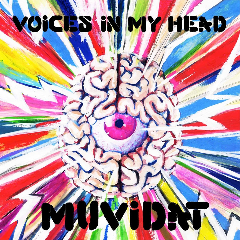 Muvidat VOICES IN MY HEAD CD Album - jacket artwork 1