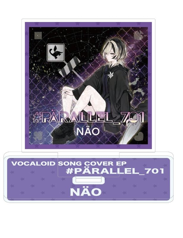 NÄO #PÄRALLEL_701 included acrylic stand A with jacket design