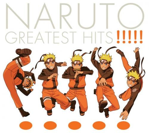 NARUTO GREATEST HITS!!!!! CD + DVD - front cover