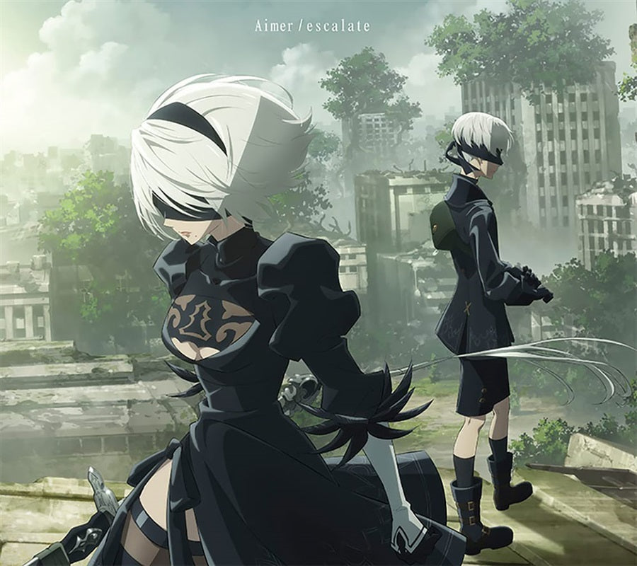 NieR:Automata Ver1.1a Aimer escalate Anime Edition CD DVD - front cover