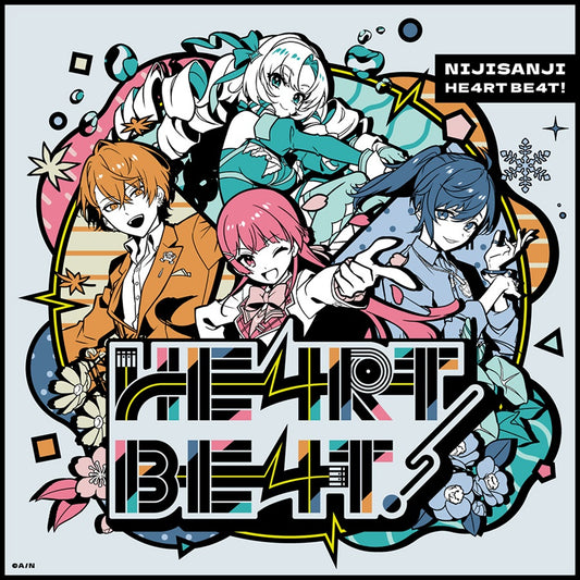 NIJISANJI HE4RT BE4T! CD - front cover