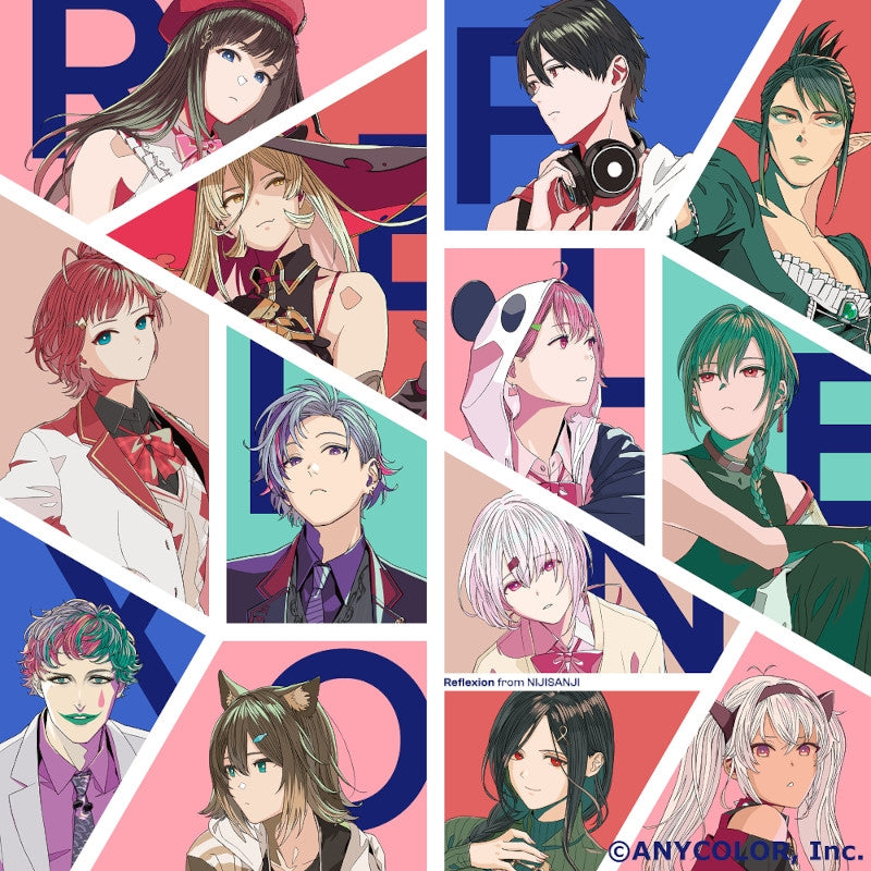 NIJISANJI Reflexion Cover Album CD cover