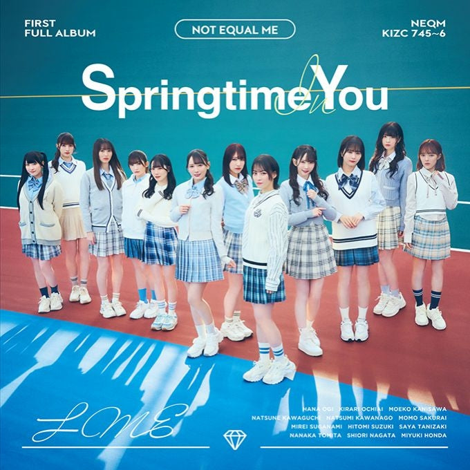 Not Equal ME Springtime In You Standard Edition CD and Blu-ray cover