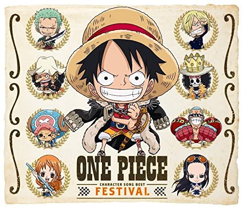 One Piece Character Song Best Festival 3CD - front cover