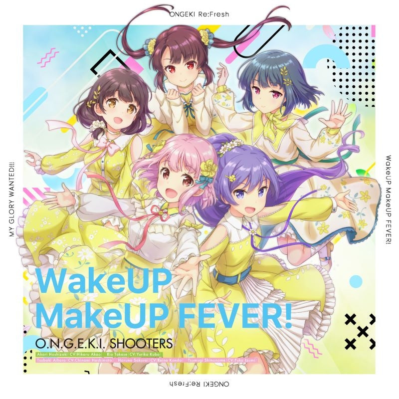 ONGEKI Re:Fresh WakeUP MakeUP FEVER! Theme Song CD - front cover