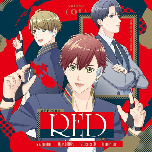 Opus.COLORs Drama CD 1 #FF0000 RED - front cover