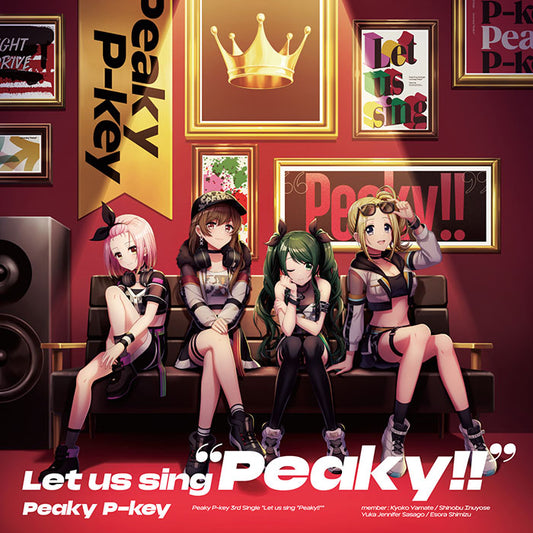Peaky P-key Let us sing Peaky!! CD - front cover